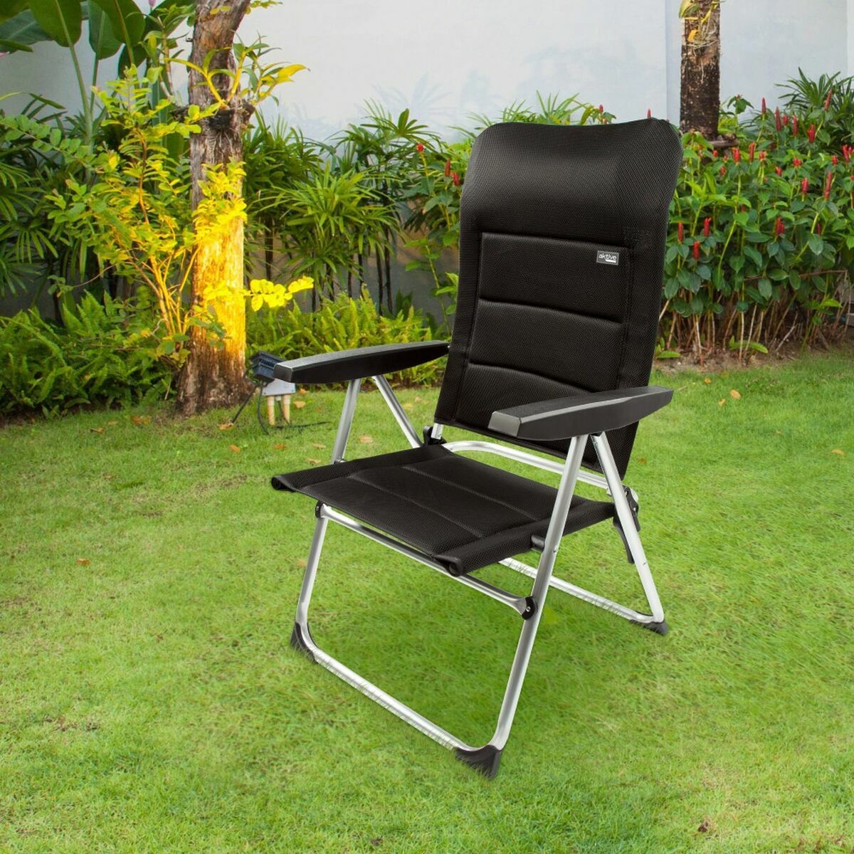 Polstrede Campingstolen Aktive 49 x 59 x 105 cm